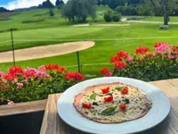 Restaurant Le Disnöf Golf de Wallenried - Klicken Sie, um das Bild 1 in einer Lightbox vergrössert darzustellen