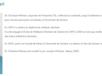 Cabinet de Médecine dentaire