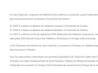 Cabinet de Médecine dentaire