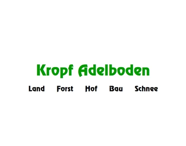 Kropf Adelboden AG