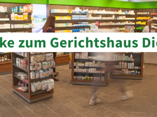 Apotheke zum Gerichtshaus AG - Klicken, um das Panorama Bild vergrössert darzustellen