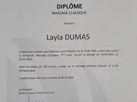 Massothérapeute Layla Dumas