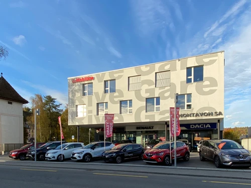 Garage de la Gare J. Montavon SA Centre Alpine Jura - Klicken, um das Panorama Bild vergrössert darzustellen