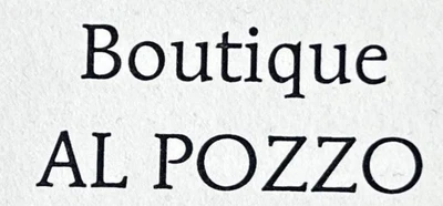 Boutique Al Pozzo