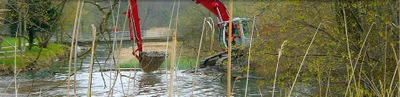 Wir lenken Wasser in die richtigen Bahnen - Eine klare Sache.