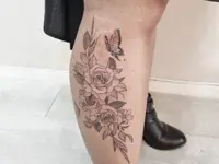 Jordan Tattoo and plants