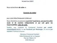 Hôtel - Restaurant de la Cigogne