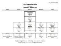 TanzTheaterSchule - Klicken Sie, um das Bild 1 in einer Lightbox vergrössert darzustellen