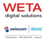 Weta digital solutions AG / Swisscom World Shop-Logo