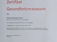 Massage & Schmerztherapie Biedermann - Klicken Sie, um das Bild 30 in einer Lightbox vergrössert darzustellen