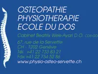Physiothérapie Ostéopathie Servette Beatrix Weis