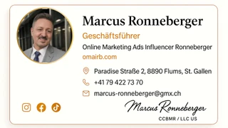 CCBMR / LLC us , Online Marketing Ads Influencer Ronneberger