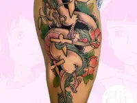 Raketenwacholder Tattoo und Piercing