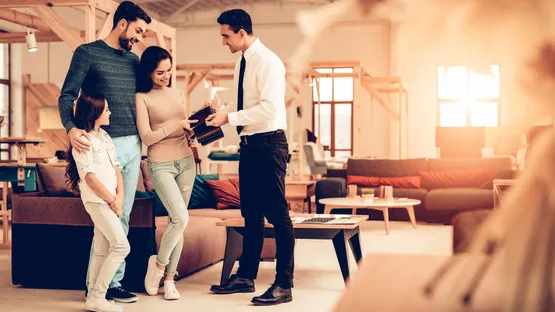 Welchen Service bietet ein Möbelgeschäft?