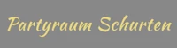 Partyraum Schurten-Logo