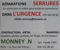 Monney N. Serrurerie Constructions Métalliques Sàrl-Logo