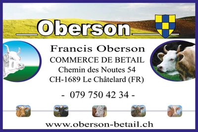 Commerce de bétail Francis Oberson