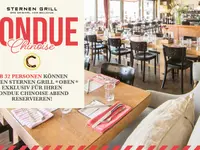 Sternen Grill + Sternen Grill Restaurant im oberen Stock.